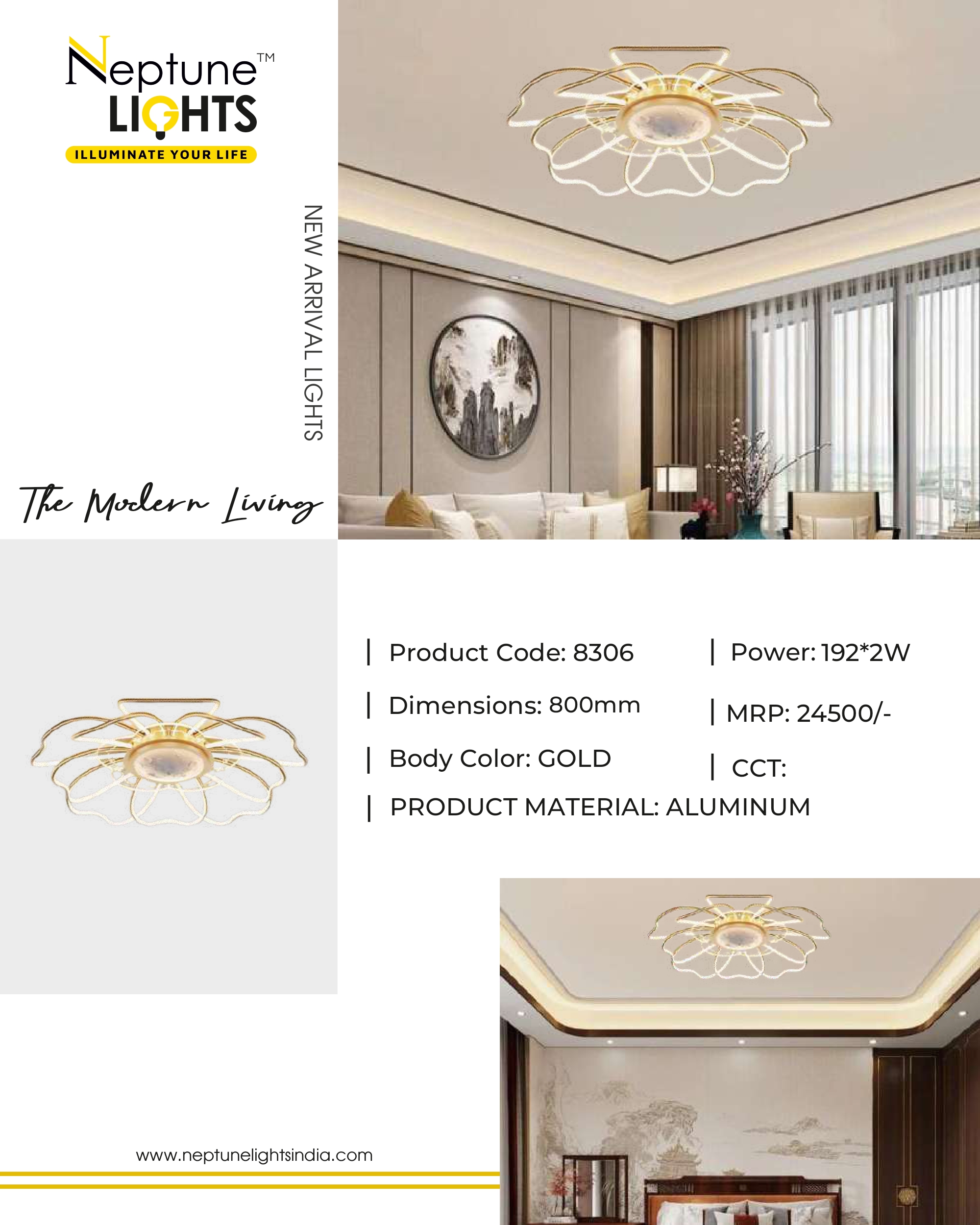 Ceiling Mounted Chandelier