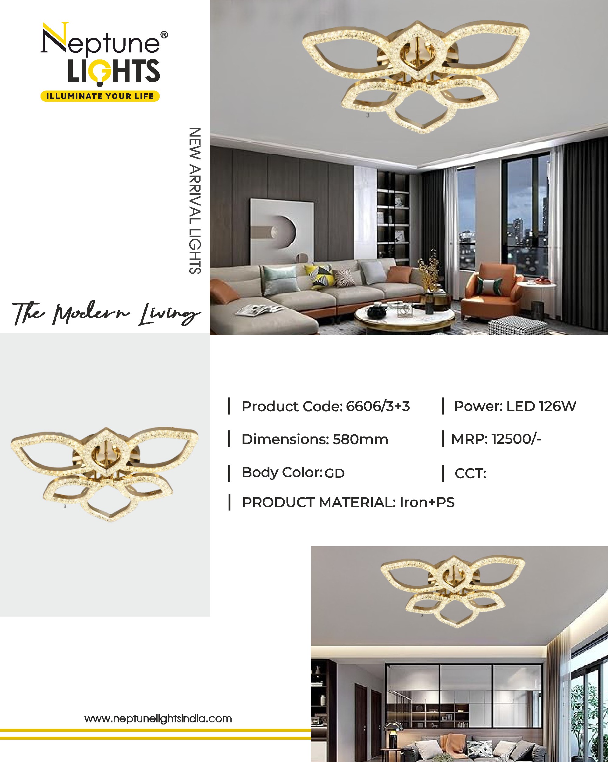 Ceiling Mounted Chandelier
