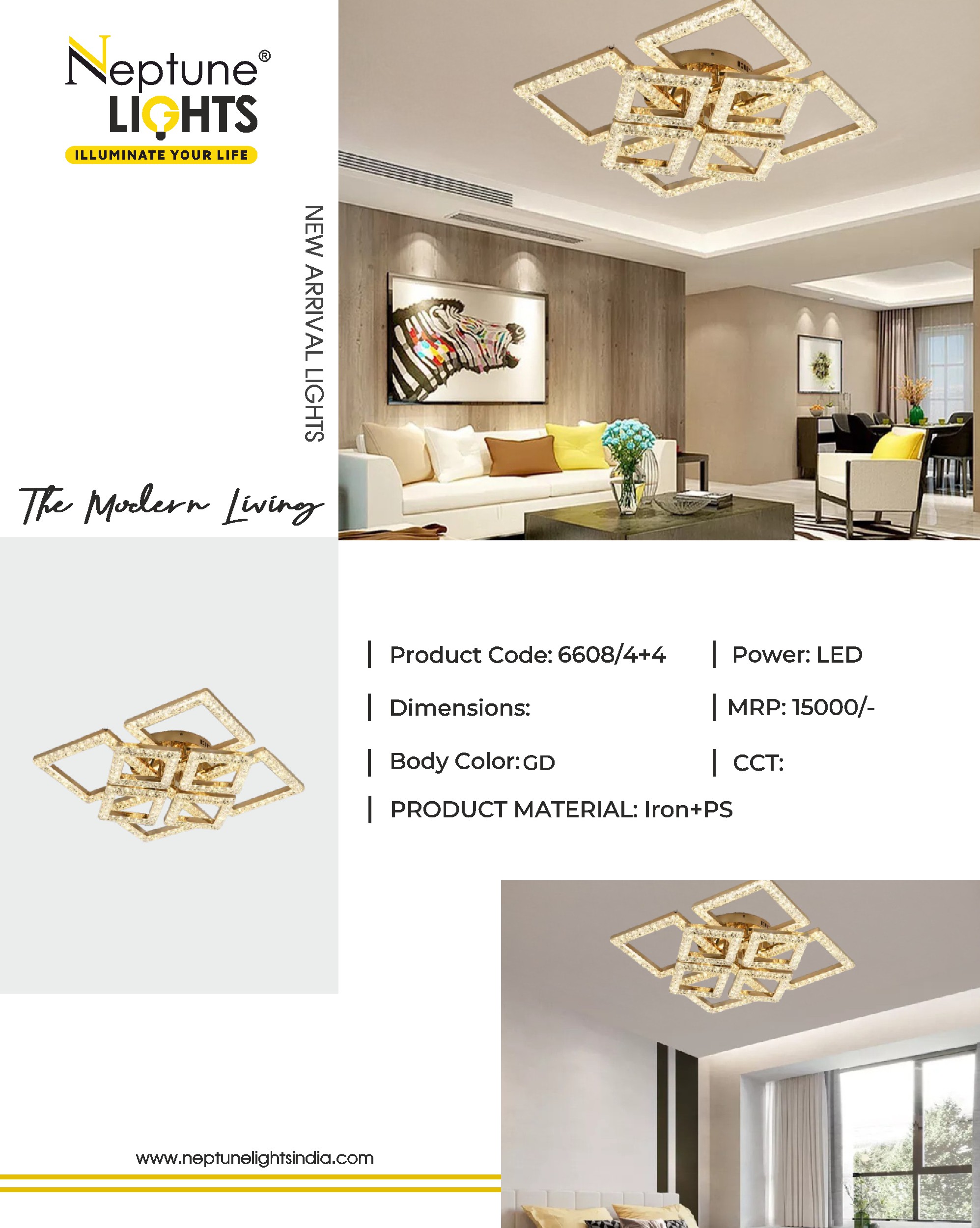 Ceiling Mounted Chandelier