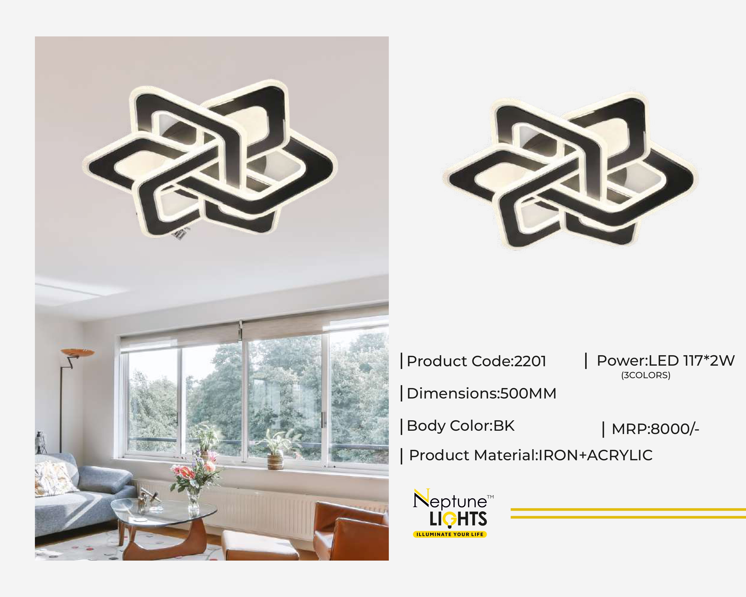 Ceiling Mounted Chandelier