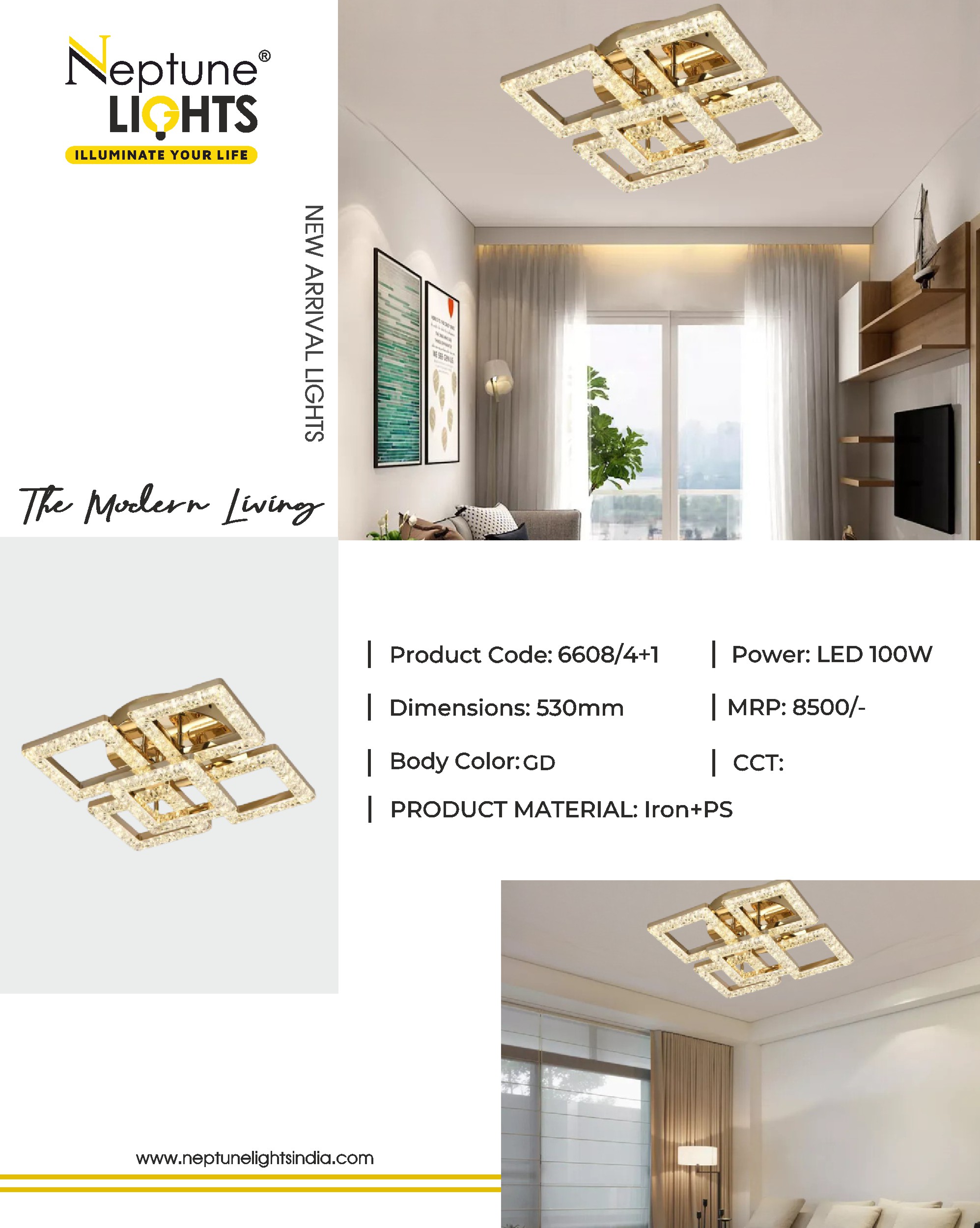Ceiling Mounted Chandelier