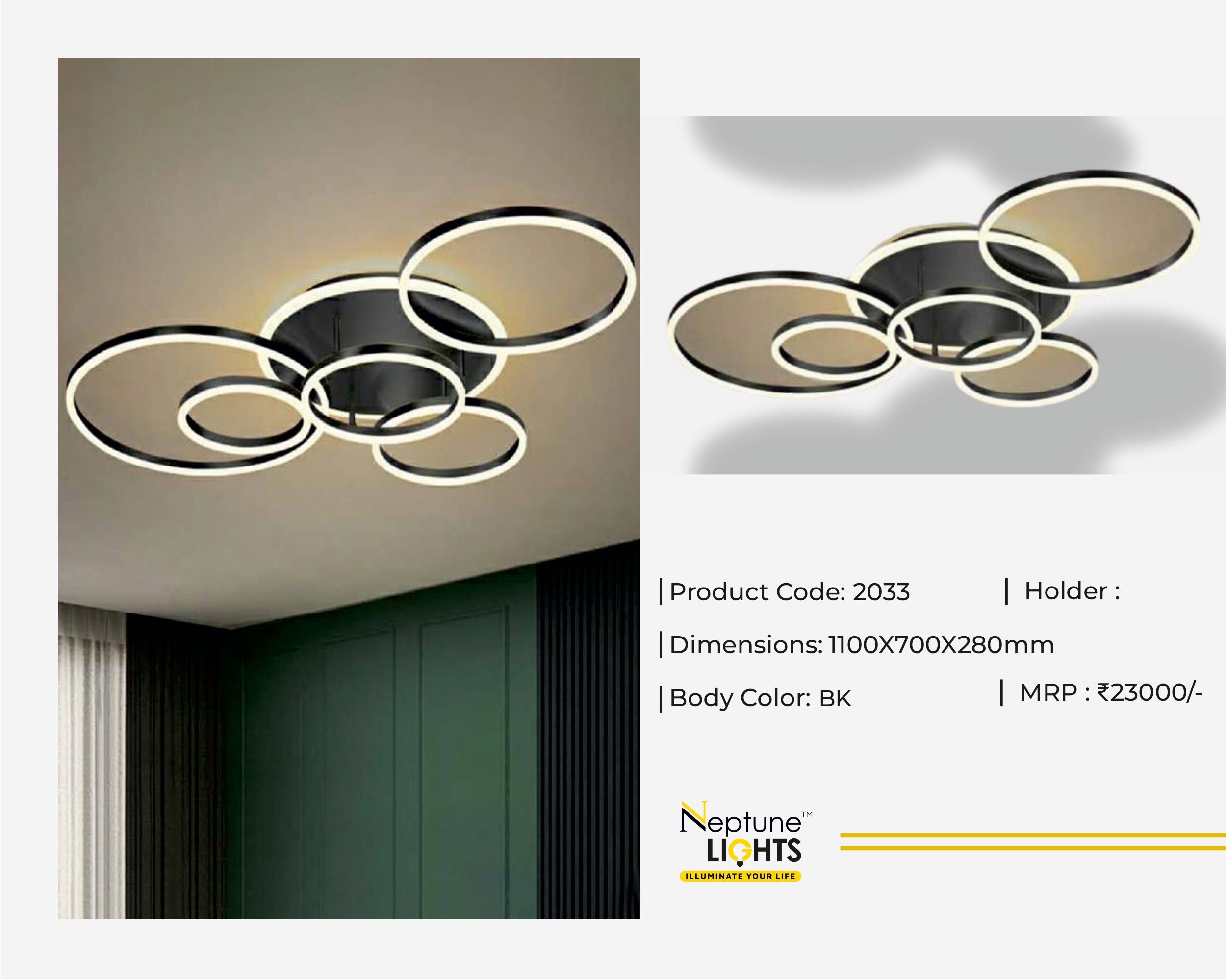 Ceiling Mounted Chandelier