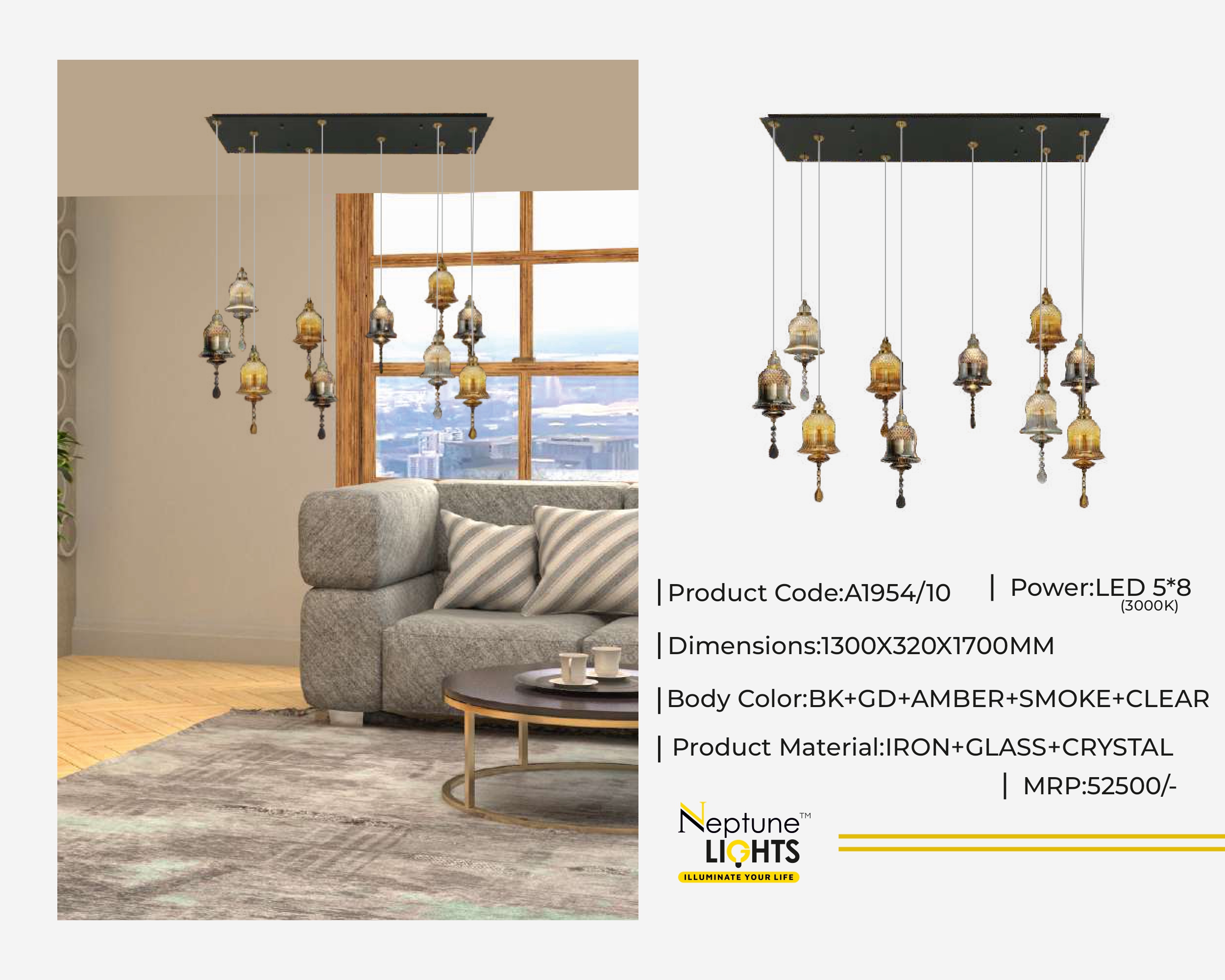 Double Mounted  Hanging