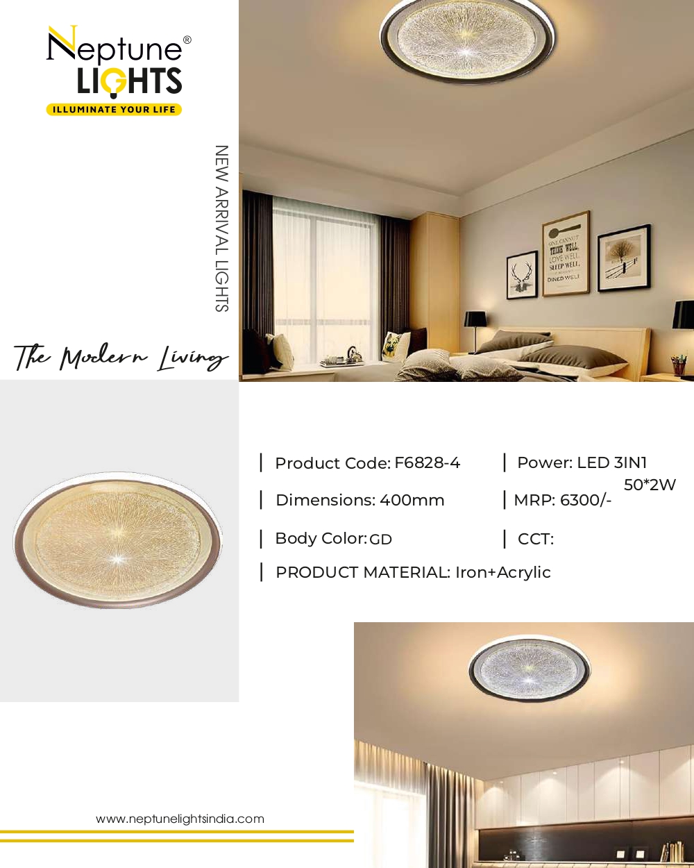 Ceiling Mounted Chandelier