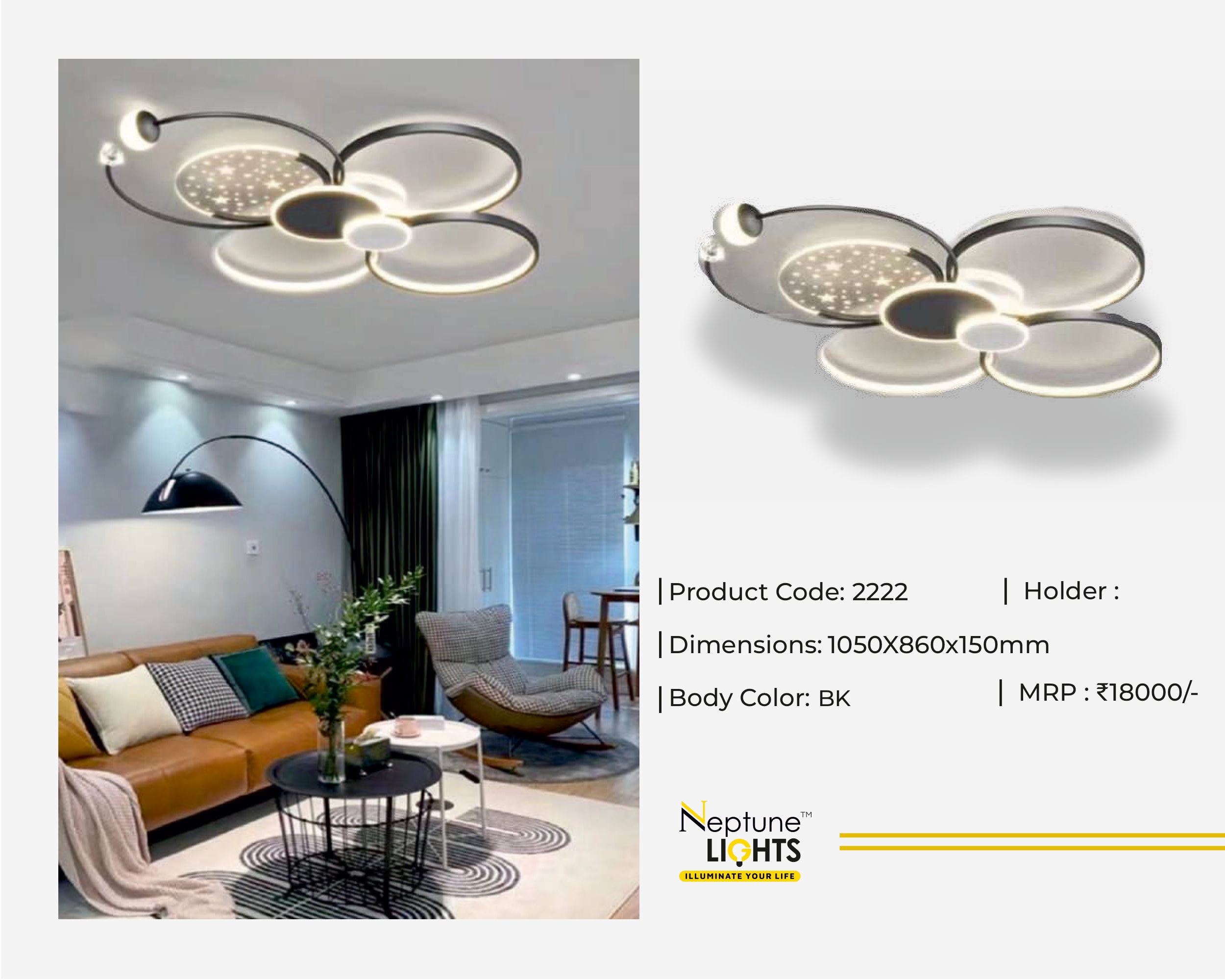 Ceiling Mounted Chandelier