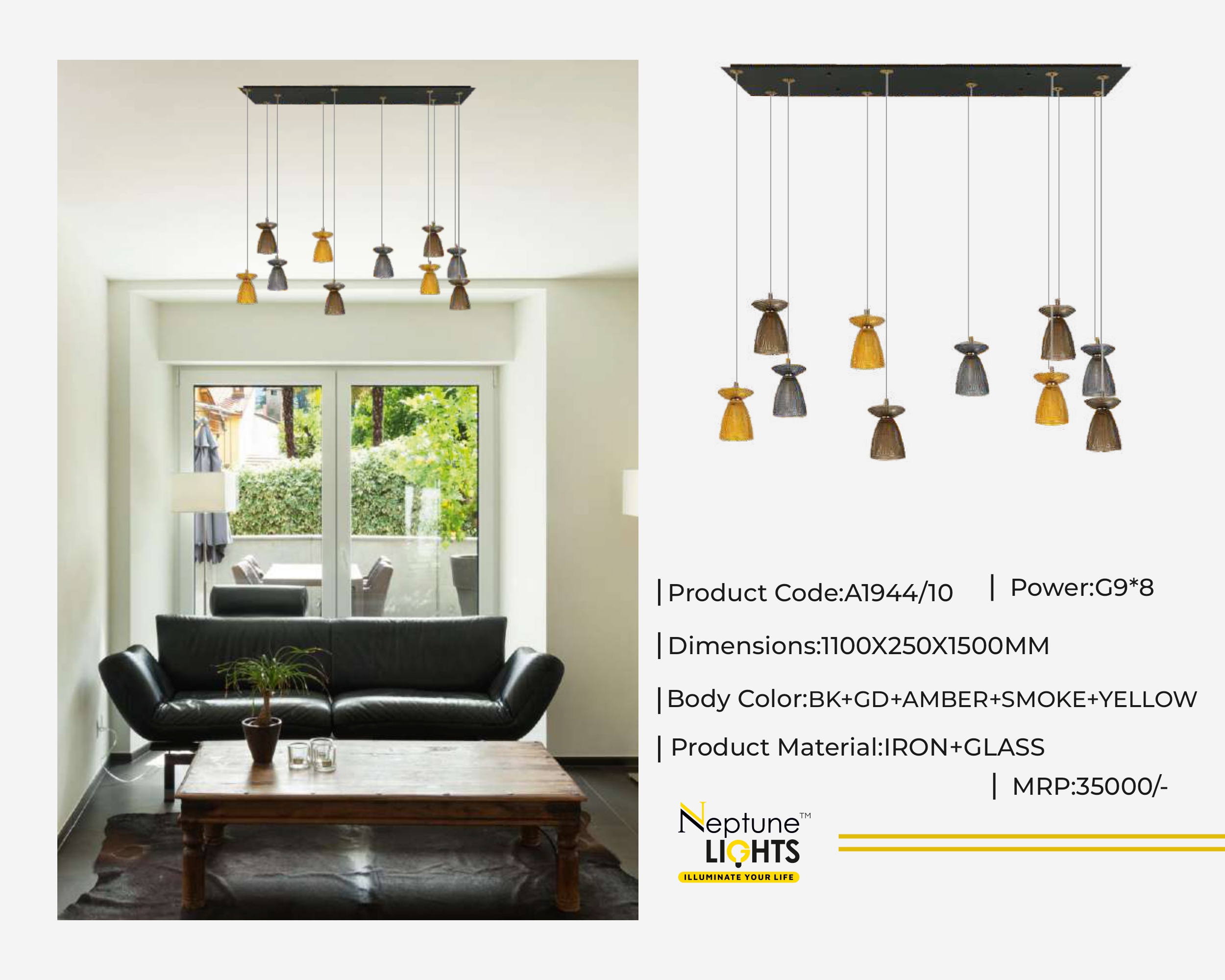 Double Mounted  Hanging