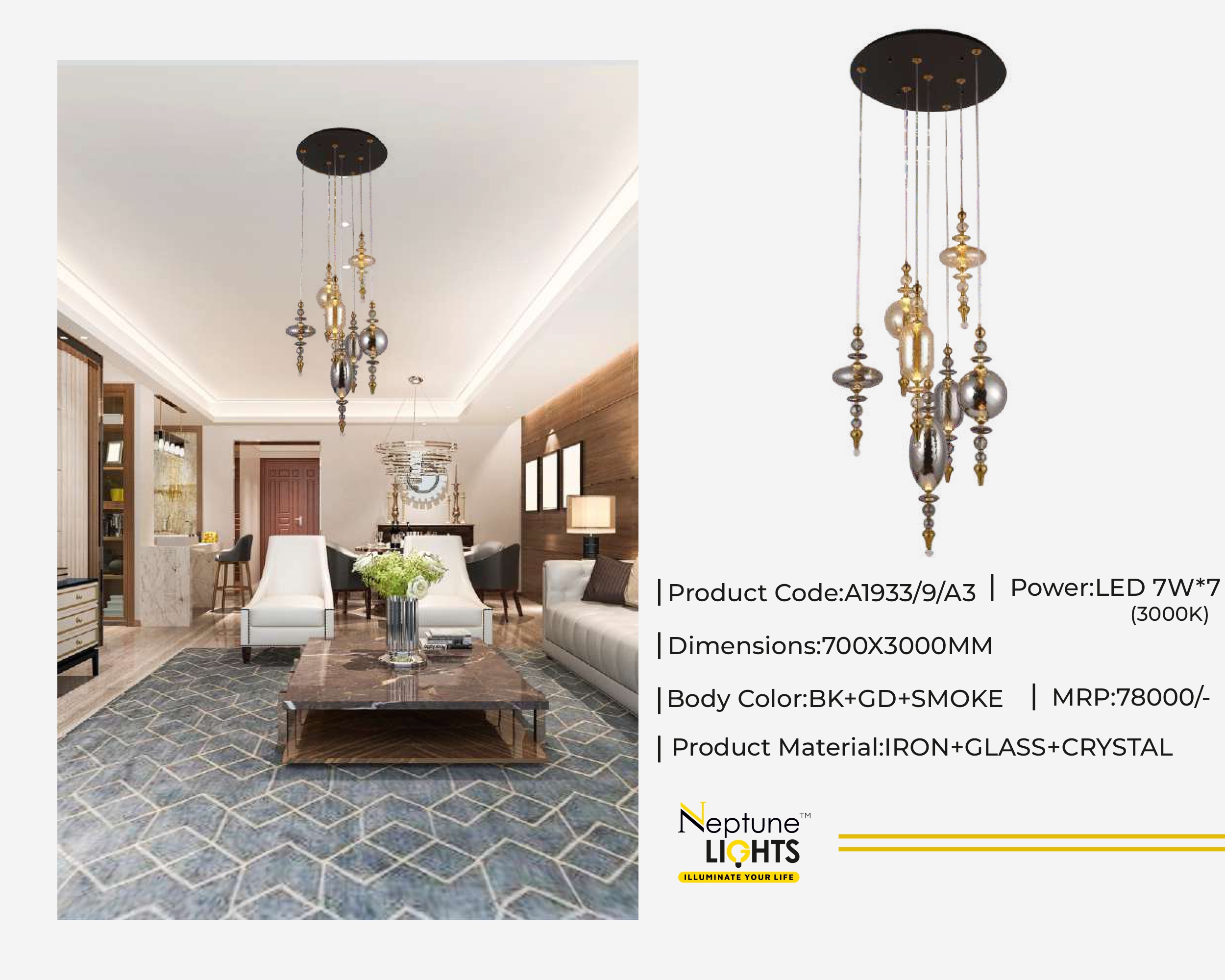 Double Mounted  Hanging